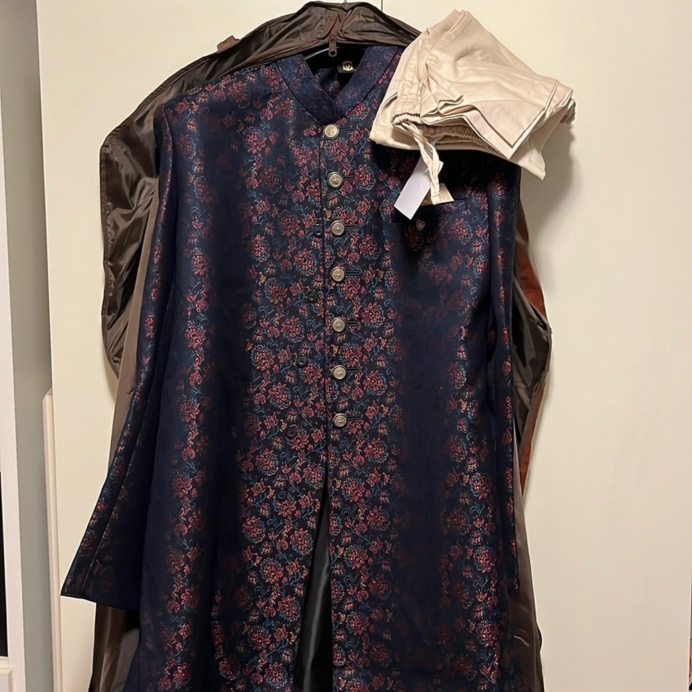 NEW Men’s Indian Outfit Manyavar Indowestern SHERWANI